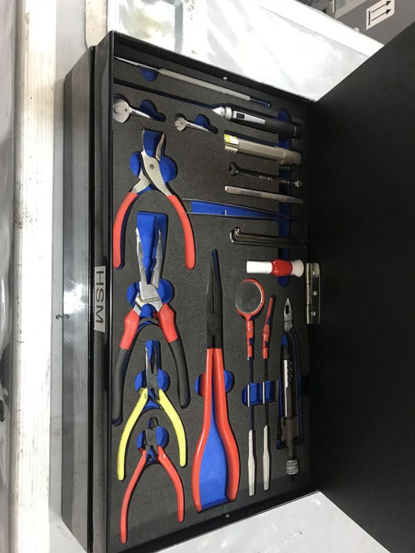 Mousse usinée caisse à outils Renault